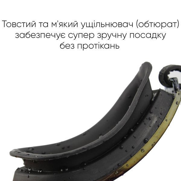 Очки для плавания Renvo Anda Pro Уни Anti-fog Черный OSFM (2SG510-01) 2SG510-01 фото