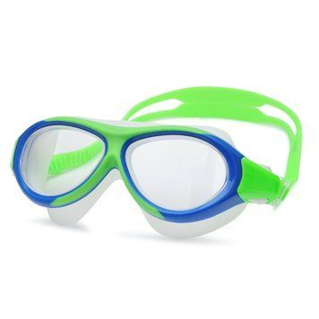 Детская маска для плавания Renvo Karu JR Anti-fog Салатовый Синий OSFM (1SM100-14) 1SM100-14 фото