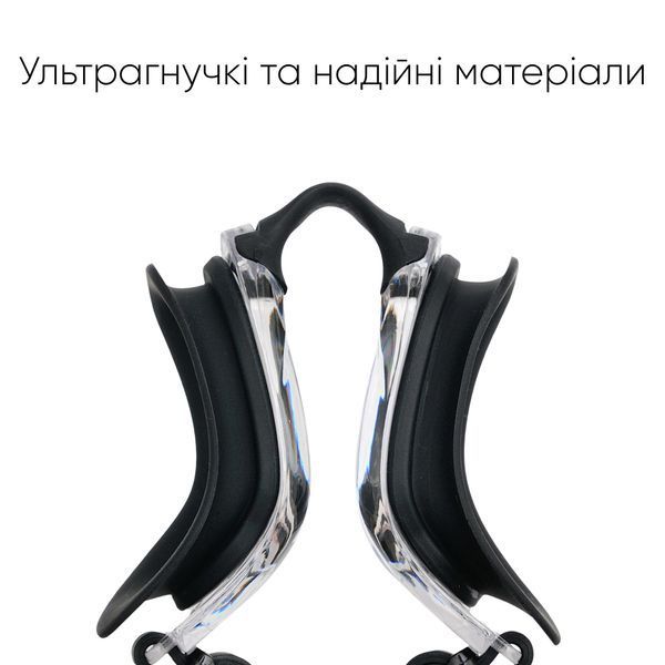Окуляри для плавання Renvo Dande Уні Anti-fog Чорний OSFM (2SG200-01) 2SG200-01 фото