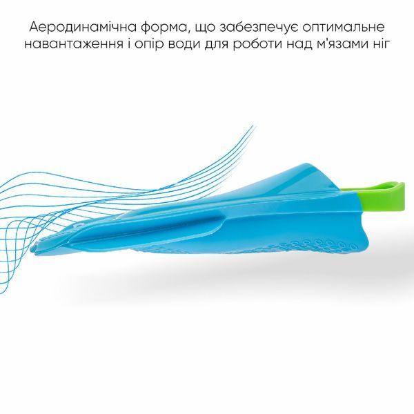 Короткі ласти для тренування в басейні Renvo Sado Pro із відкритою п'ятою Синій 36-38 (SF200-04 36-38) SF200-04 36-38 фото