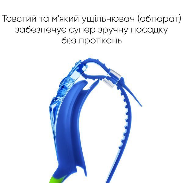 Детские очки для плавания Renvo Ailao JR Anti-fog Салатовый Синий OSFM (1SG200-0414) 1SG200-0414 фото