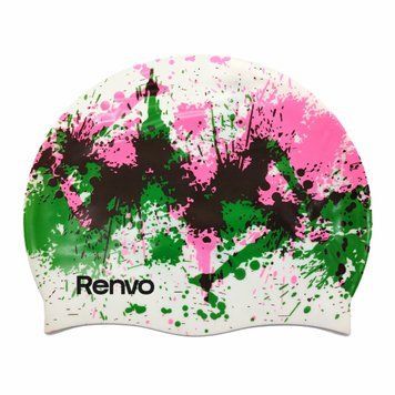 Доросла шапочка для плавання Renvo Kerio Splash Різнокольоровий Уні OSFM (2SC150-0314) 2SC150-0314 фото