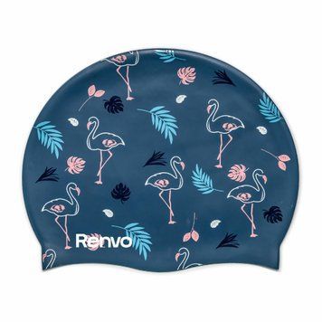Доросла шапочка для плавання Renvo Kerio Flamingo Синій Уні OSFM (2SC150-0410) 2SC150-0410 фото