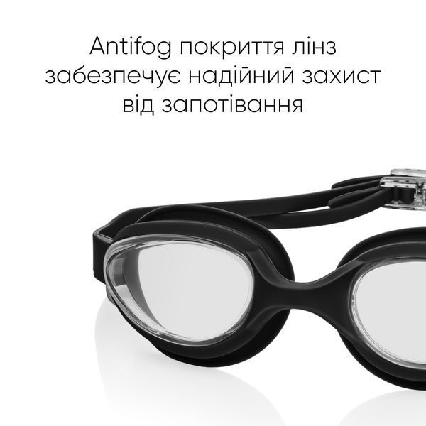 Очки для плавания Renvo Jinsuo Уни Anti-fog Черный OSFM (2SG140-01) 2SG140-01 фото