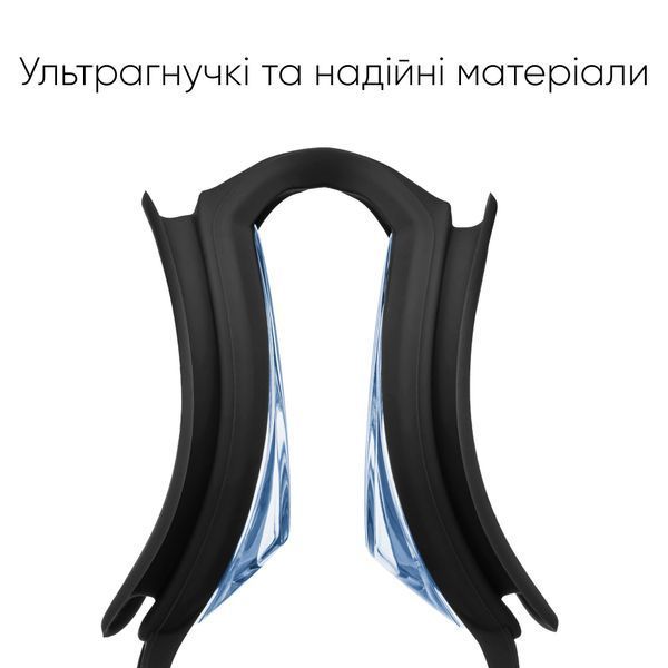 Окуляри для плавання Renvo Jinsuo Уні Anti-fog Чорний OSFM (2SG140-012) 2SG140-012 фото