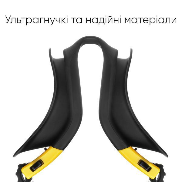 Окуляри для плавання Renvo Sangan Уні Anti-fog Чорний Жовтий OSFM (2SG320-018) 2SG320-018 фото